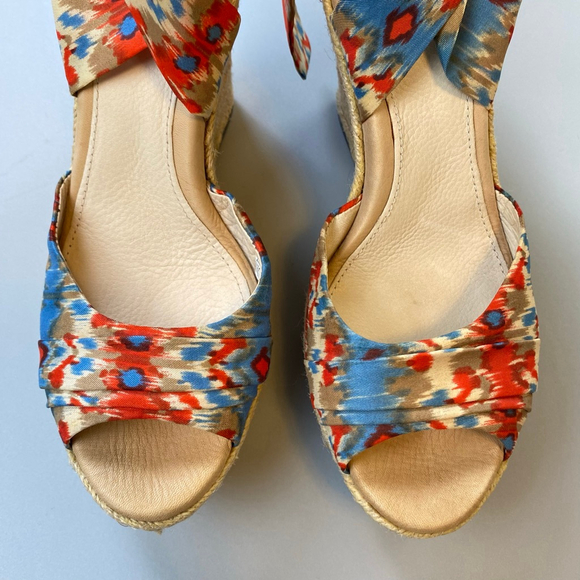 UGG Espadrille Wedge Sandals Women’s 6 Summer Boho Revival Elevated Southwest - Picture 6 of 13